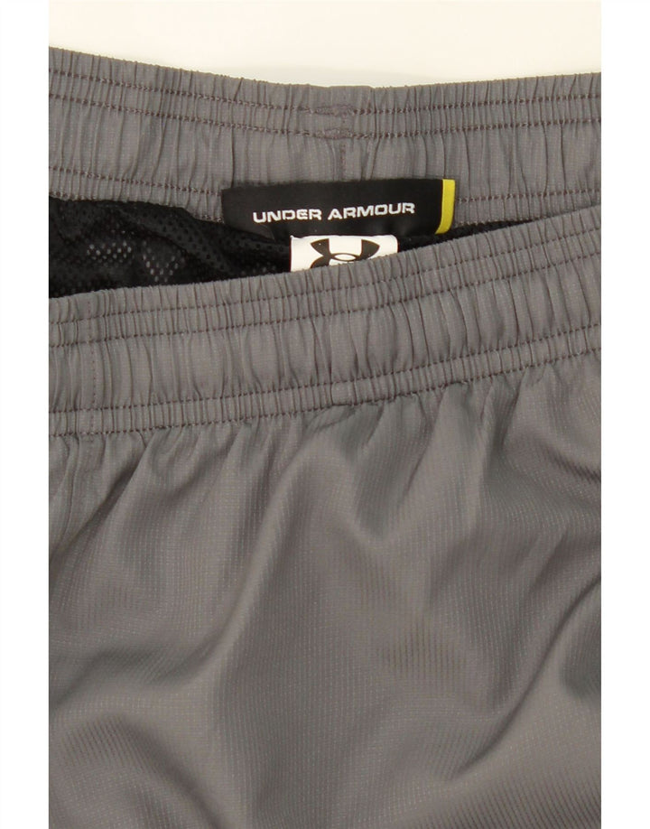 UNDER ARMOUR Herren-Trainingshose aus mittelgrauem Colourblock-Polyester