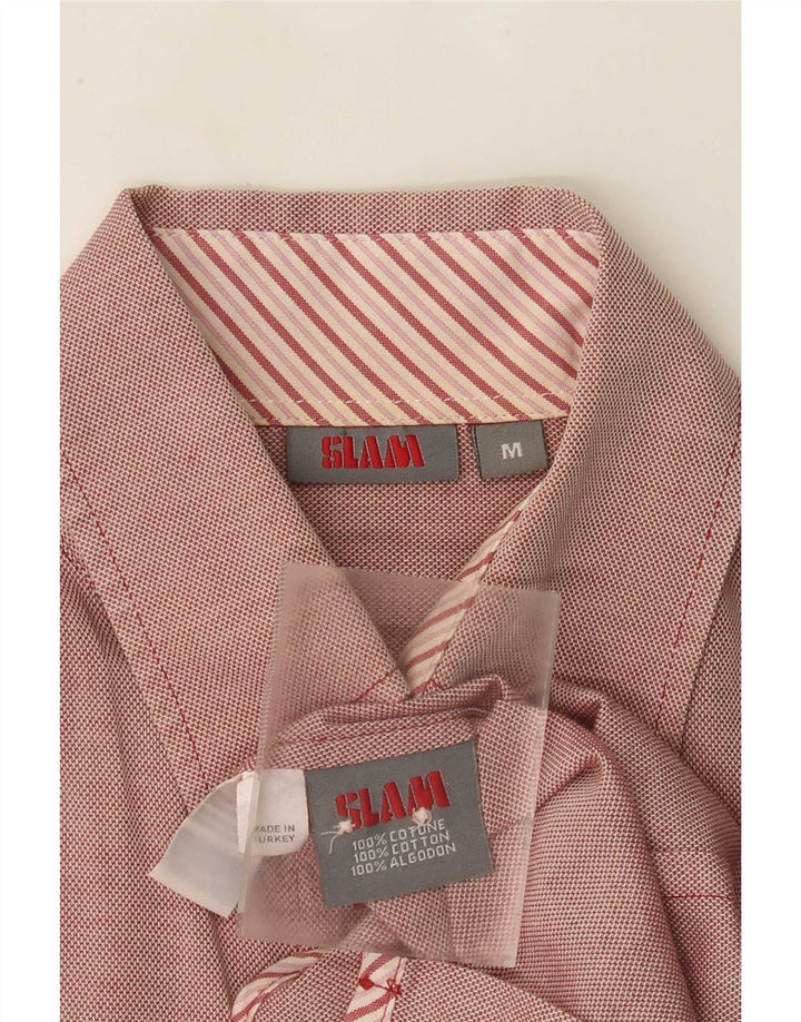 Slam Damen-Hemd UK 12 aus mittelroter Baumwolle