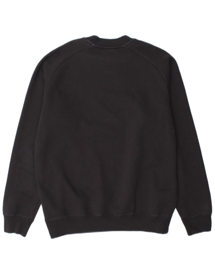 CHAMPION Mens Graphic Sweatshirt Jumper Medium Black Cotton