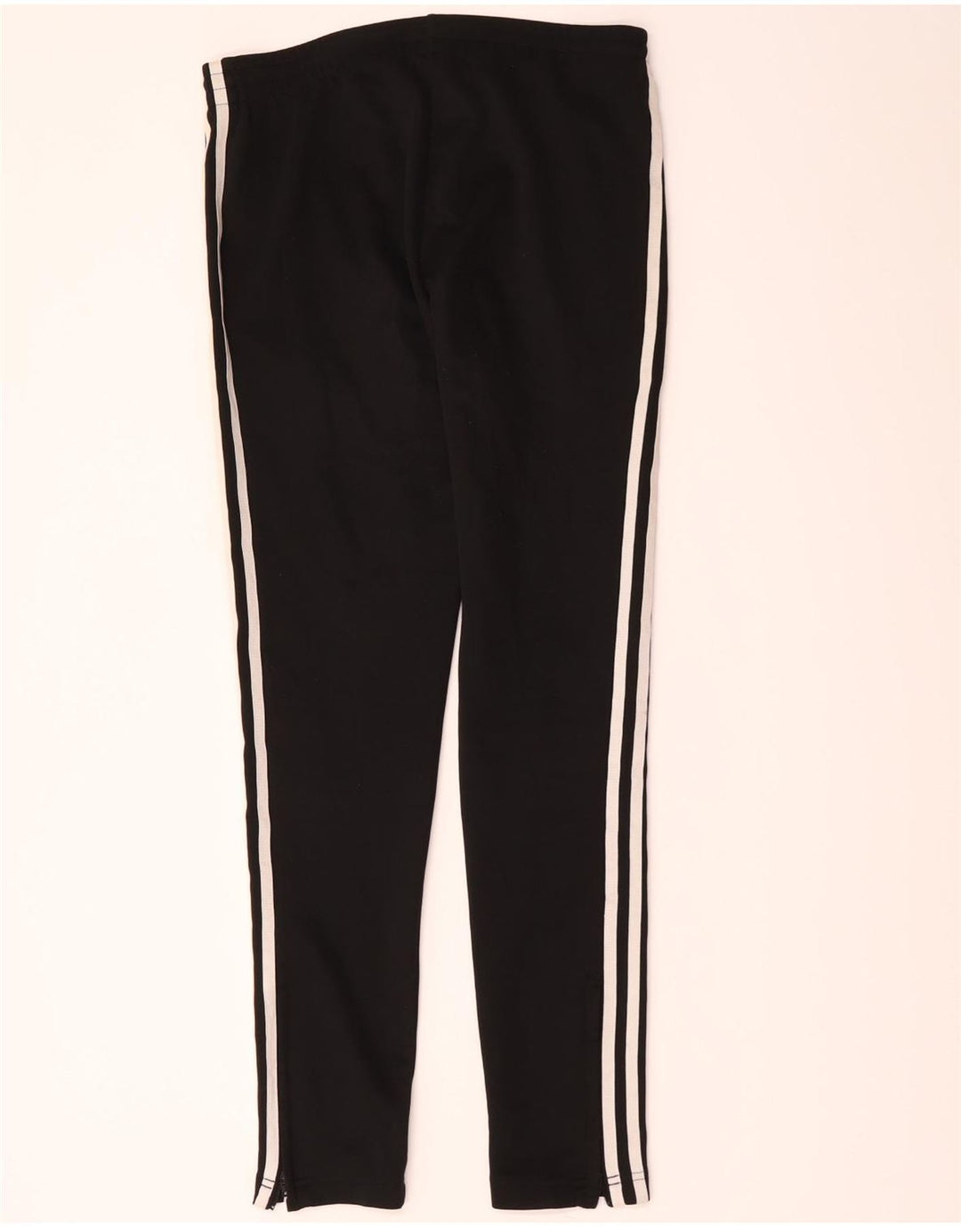 Adidas Damen Trainingshose UK 6 XS Schwarz Polyester