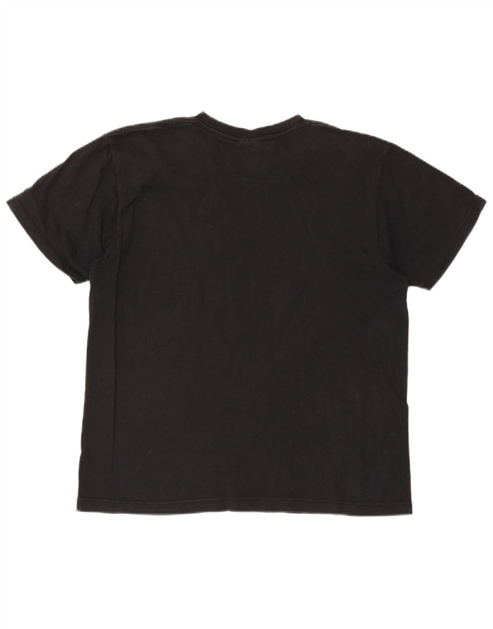 Champion Herren T-Shirt Top Medium Schwarz Baumwolle