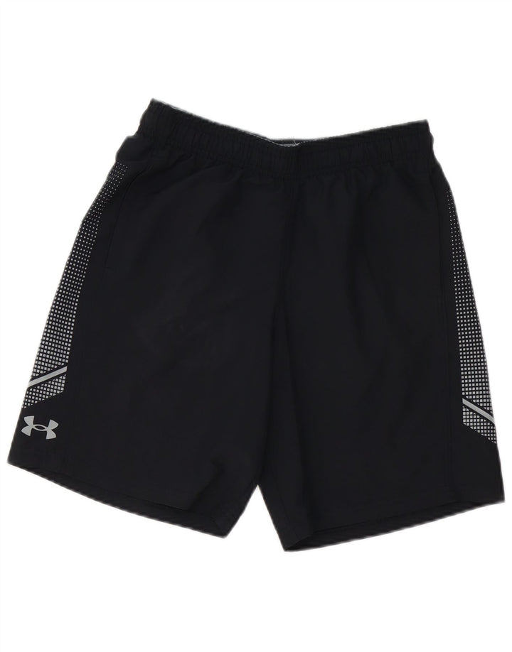 Under Armour Jungen-Sportshorts, 11–12 Jahre, groß, schwarzes Polyester