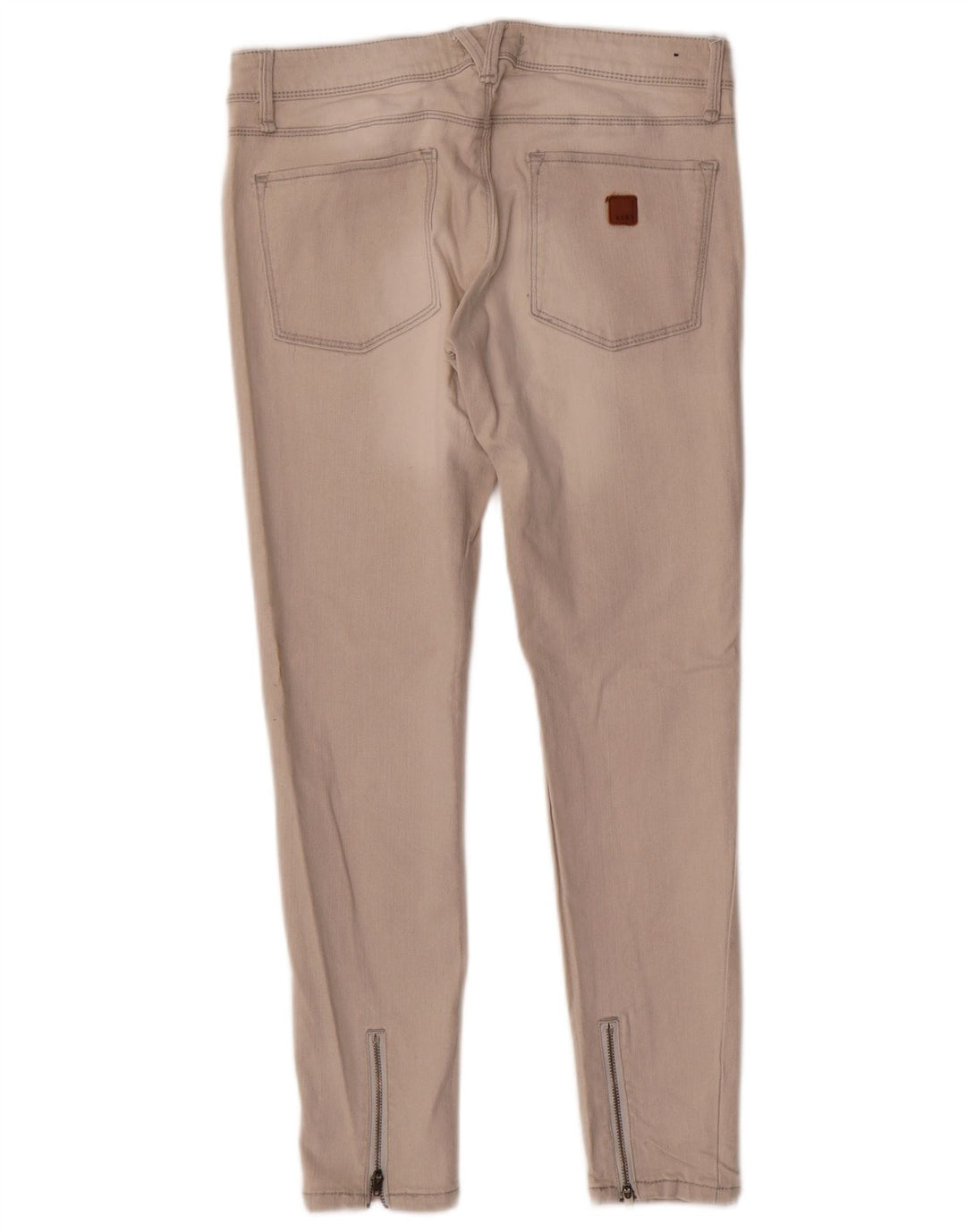 ROXY Damen Skinny Jeans W27 L27 Graue Baumwolle