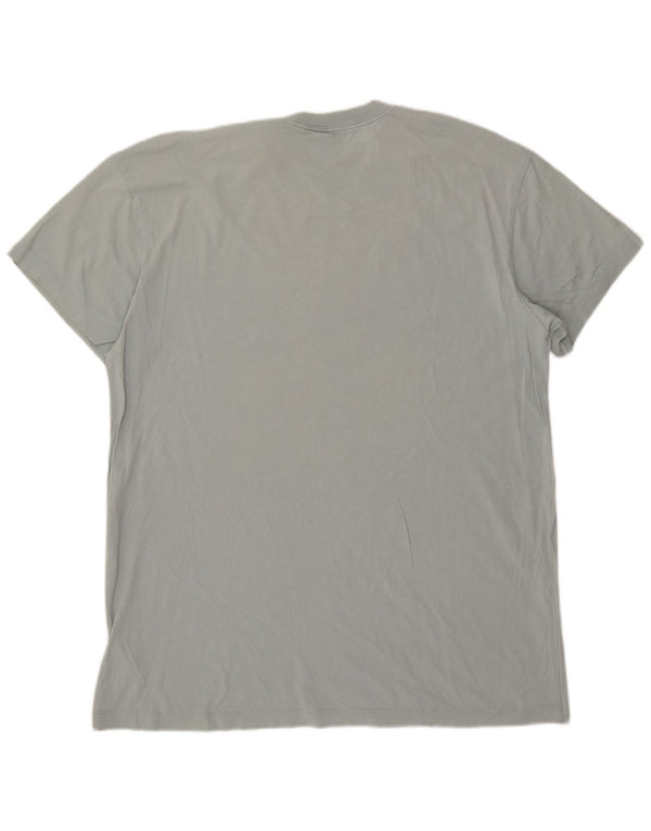 Nike Mens Graphic T-Shirt Top Large Blue Cotton