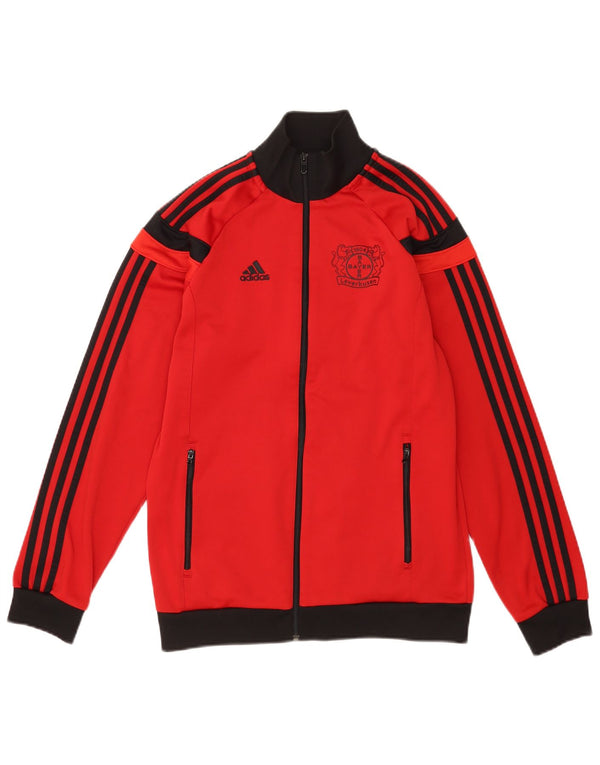 Adidas Mens Bayer Leverkusen Tracksuit Top Jacket Small Red Colourblock