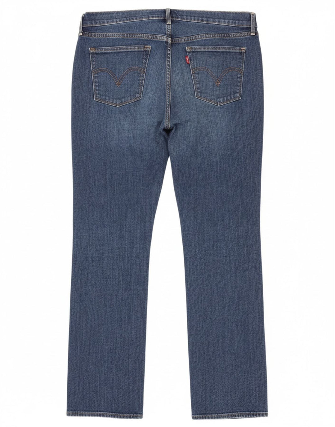 Levi's Damen 505 Straight Jeans W31 L32 Blaue Baumwolle