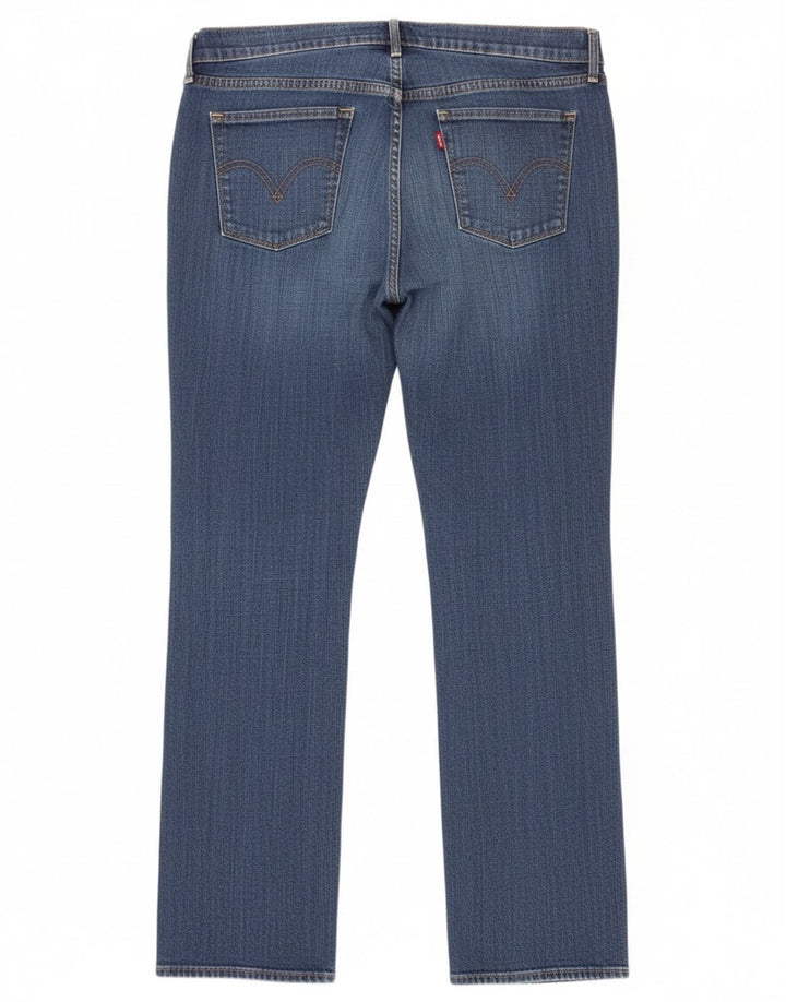 Levi's Damen 505 Straight Jeans W31 L32 Blaue Baumwolle