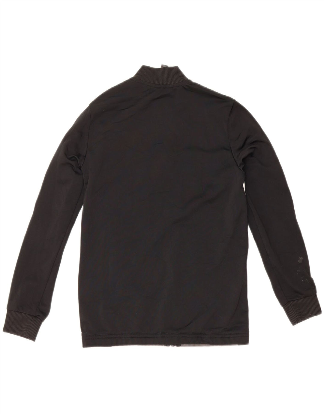 Adidas Jungen-Trainingsanzug-Top-Jacke, 9–10 Jahre, schwarzes Colourblock-Polyester