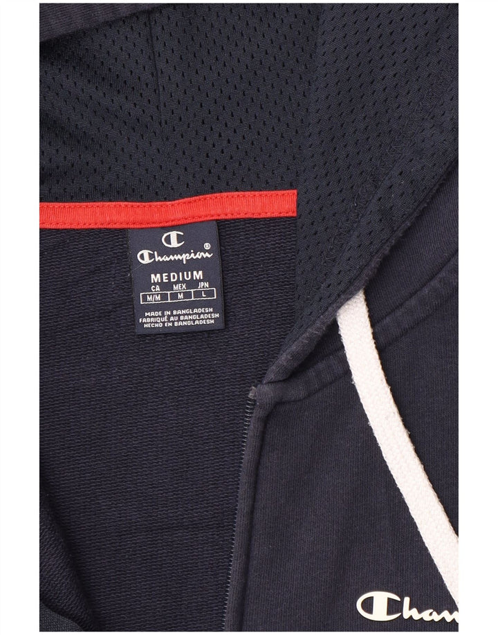 Champion Herren-Kapuzenpullover mit Reißverschluss, mittelgroß, Marineblau