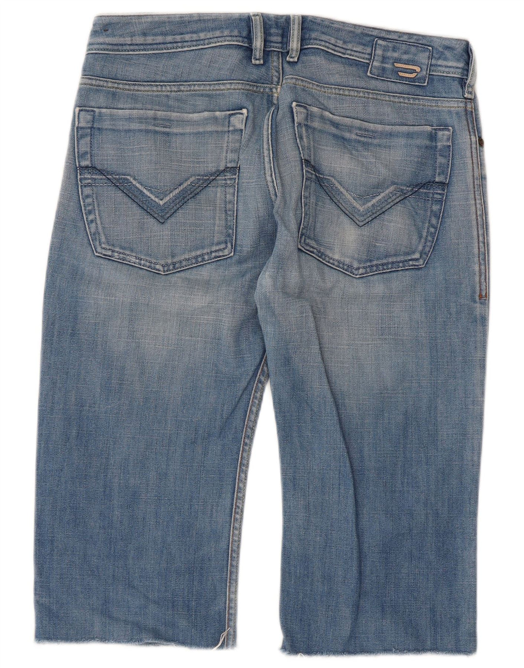 Diesel Herren Jeansshorts W30 mittelblaue Baumwolle