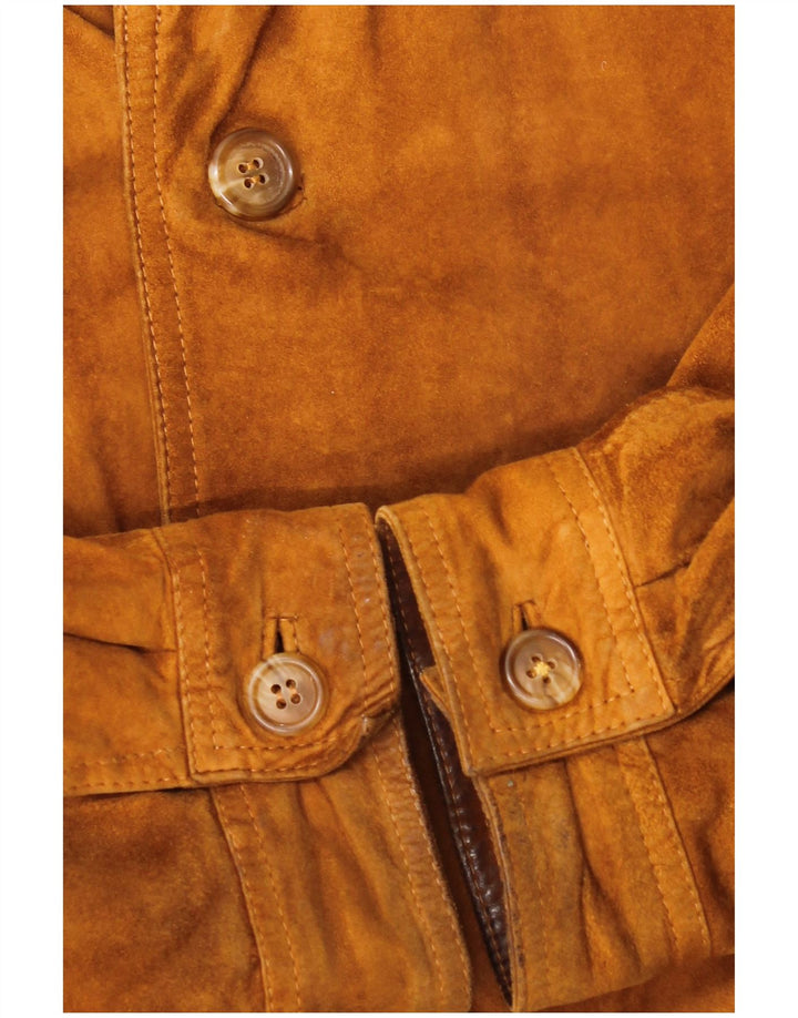 Kapraun Herren Wildleder Bomberjacke UK 42 XL Braun