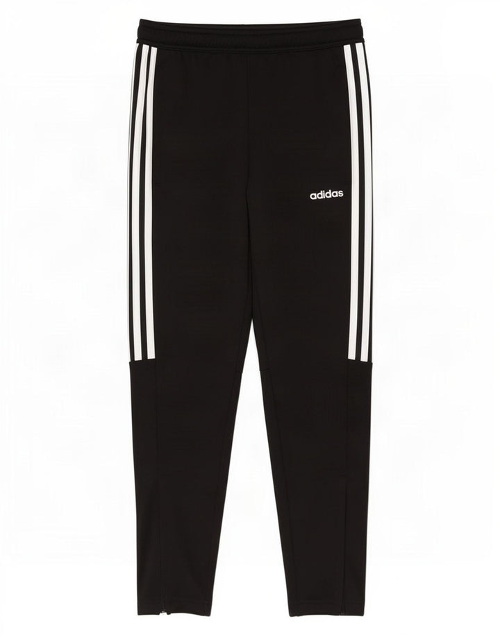 Adidas Trainingshose für Jungen, 11–12 Jahre, schwarzes Polyester