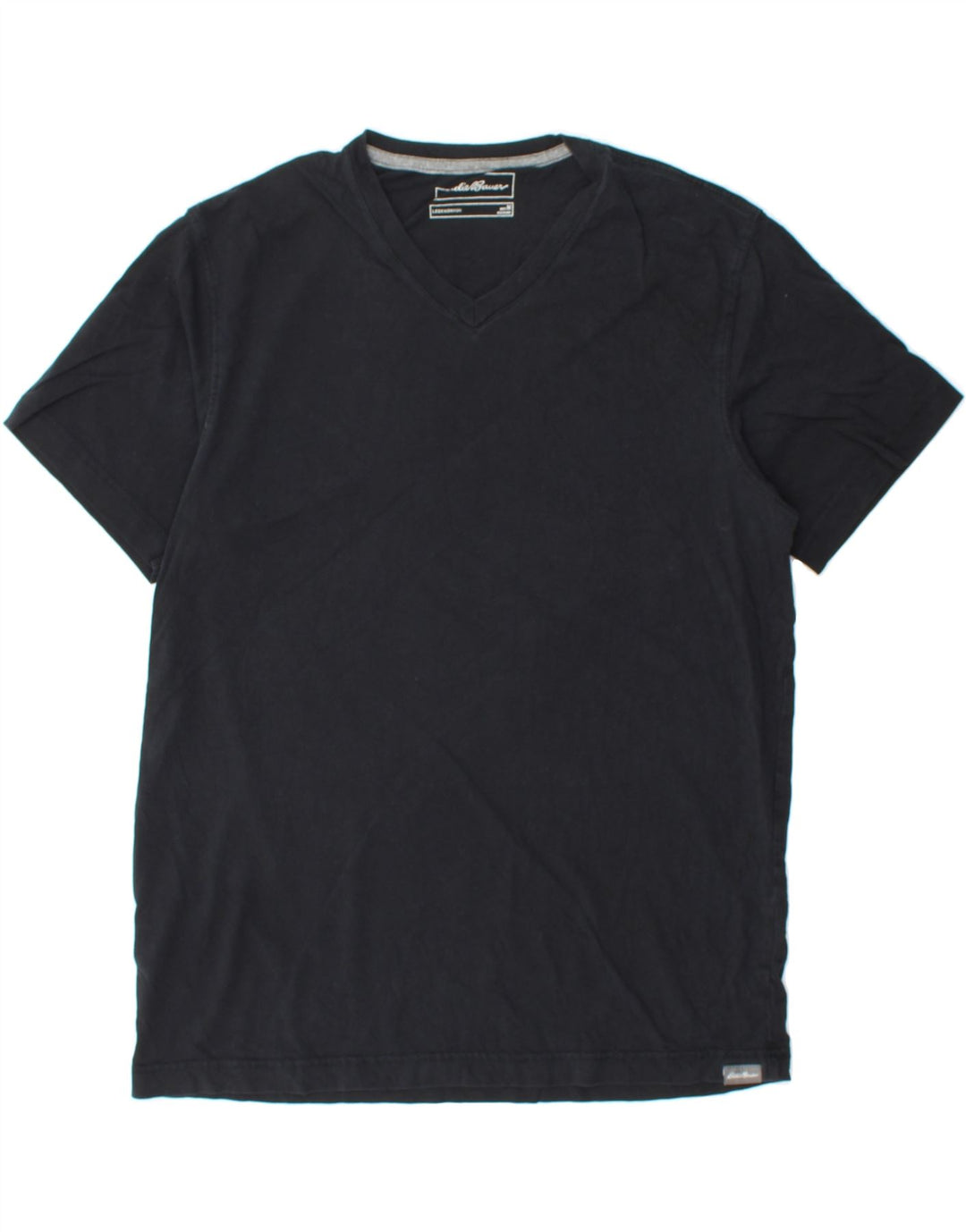 EDDIE BAUER Mens T-Shirt Top Medium Black Cotton Vintage Eddie Bauer and Second-Hand Eddie Bauer from Messina Hembry 