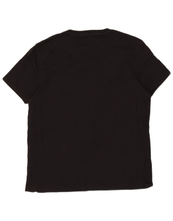 Adidas Herren T-Shirt Top Medium Schwarz Baumwolle