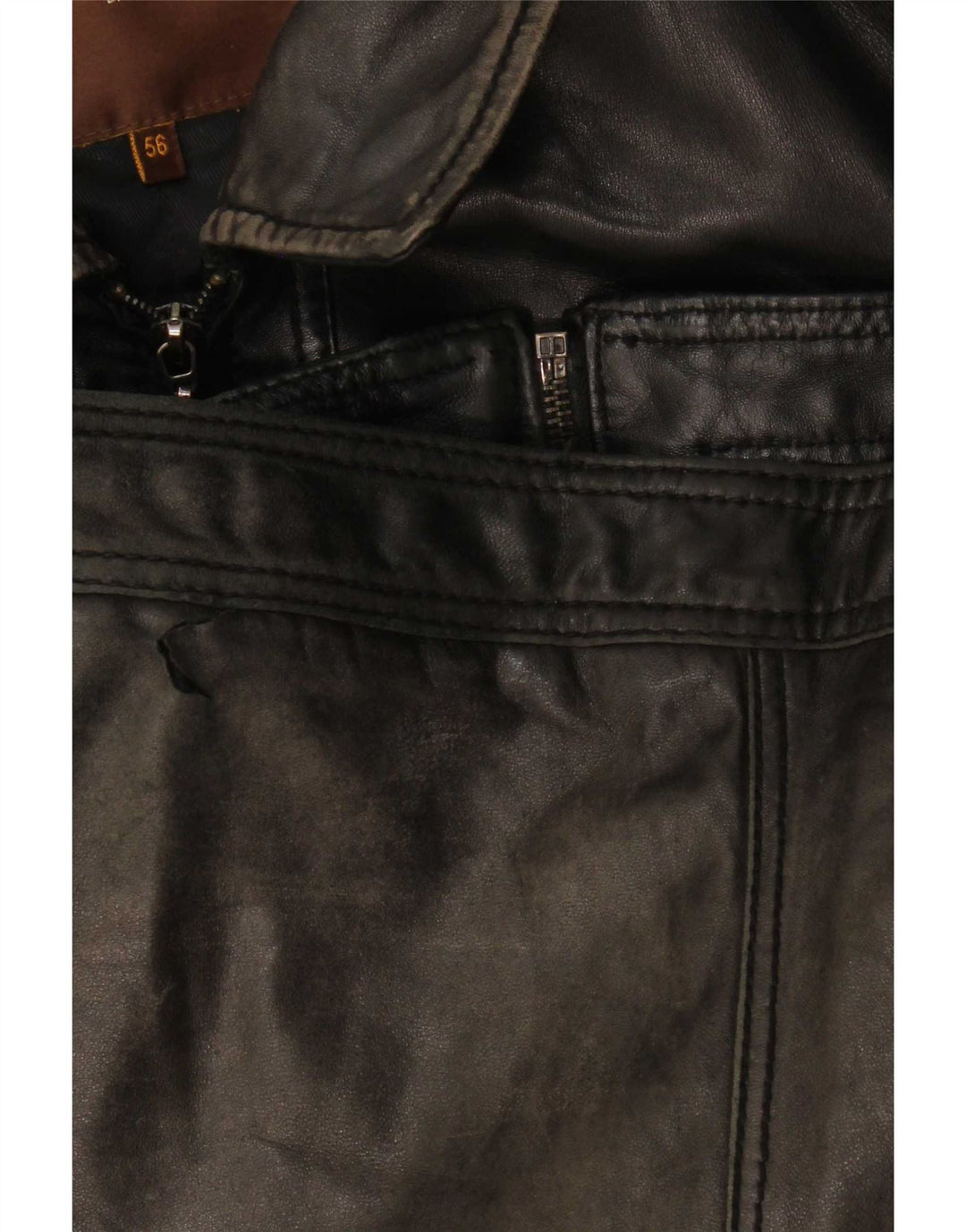 Conbipel Herren Lederjacke IT 56 2XL Schwarz