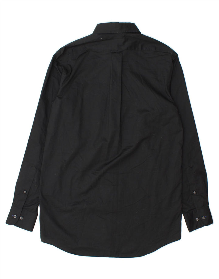 IZOD Mens Regular Fit Shirt Size 14 1/2 Small Black Vintage Izod and Second-Hand Izod from Messina Hembry 