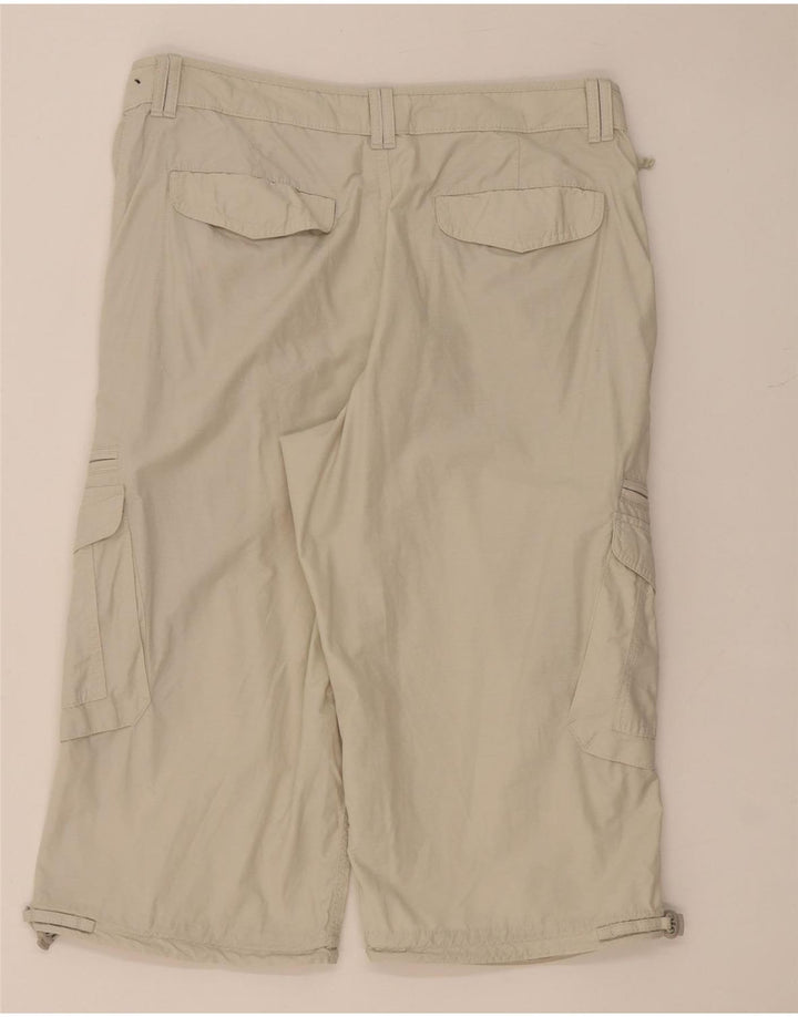 MARKS & SPENCER Herren Cargo-Bermudashorts W34, Größe L, Beige, Baumwolle