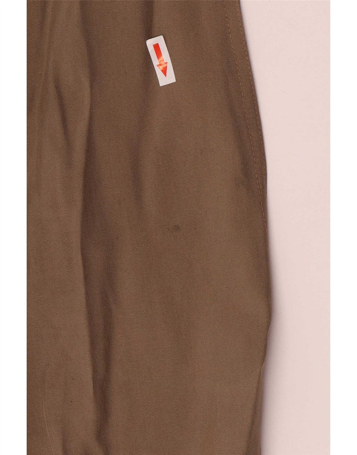 Misstwidd Damen Parka Jacke IT 44 Medium Khaki Seide