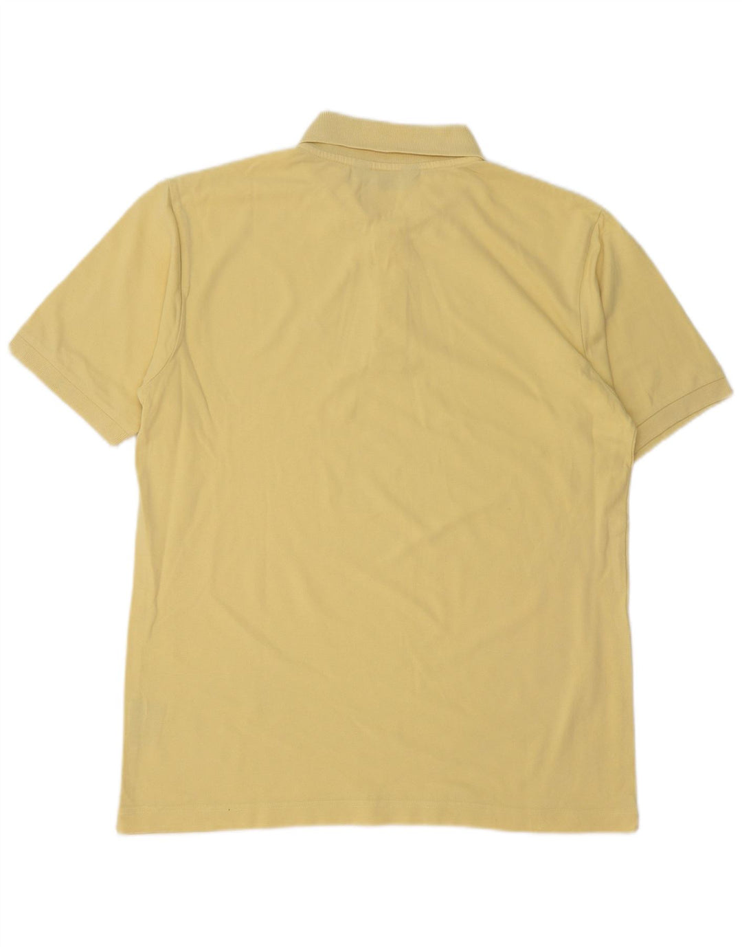 Kappa Herren-Poloshirt, groß, gelbe Baumwolle