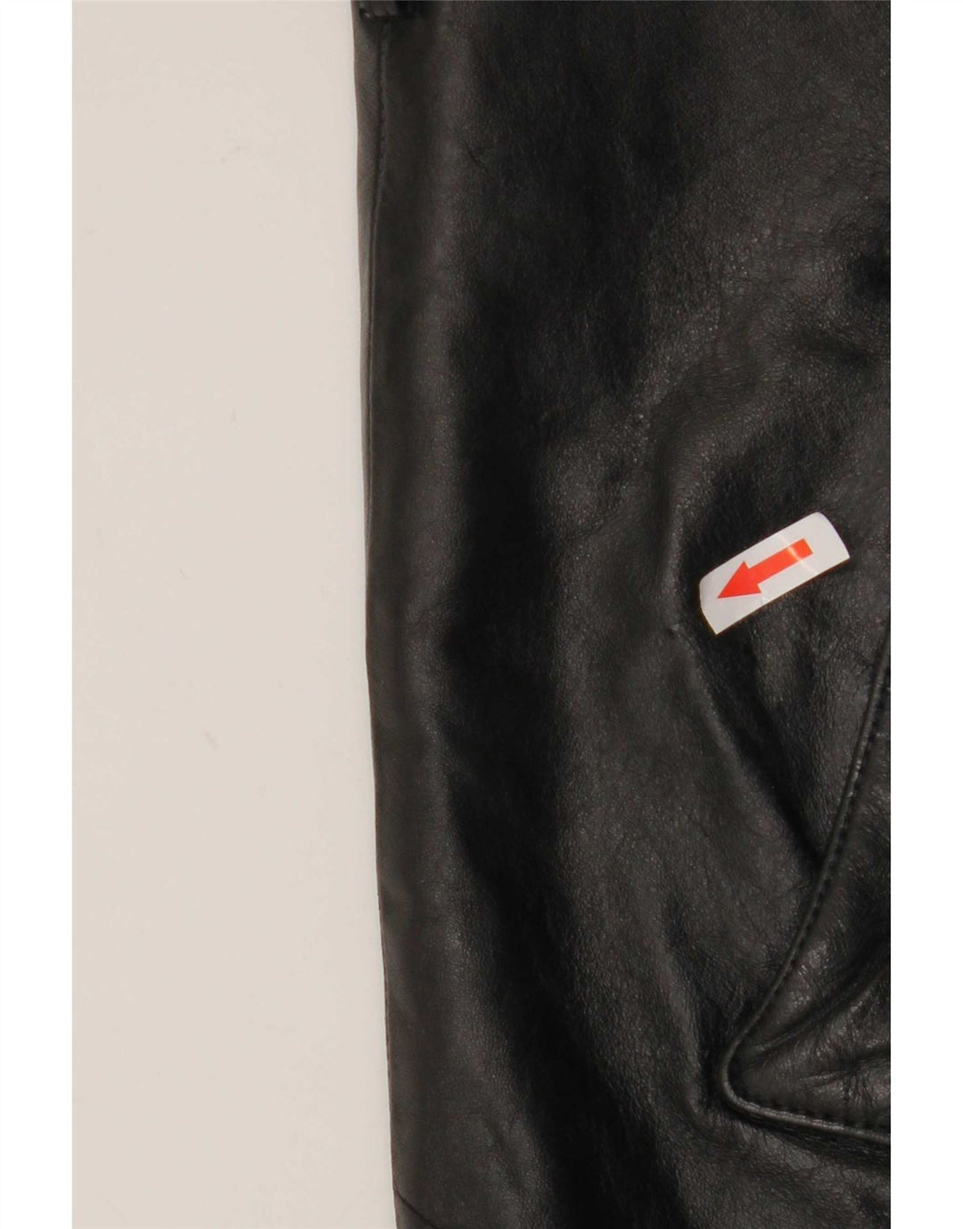 Vintage Herren Lederjacke UK 36 Small Black Colourblock