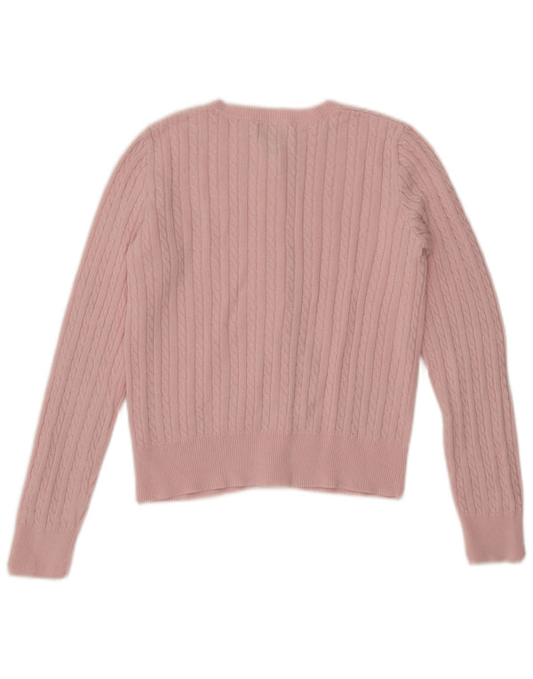 POLO RALPH LAUREN Strickjacke für Mädchen, 12–13 Jahre, Größe L, Rosa