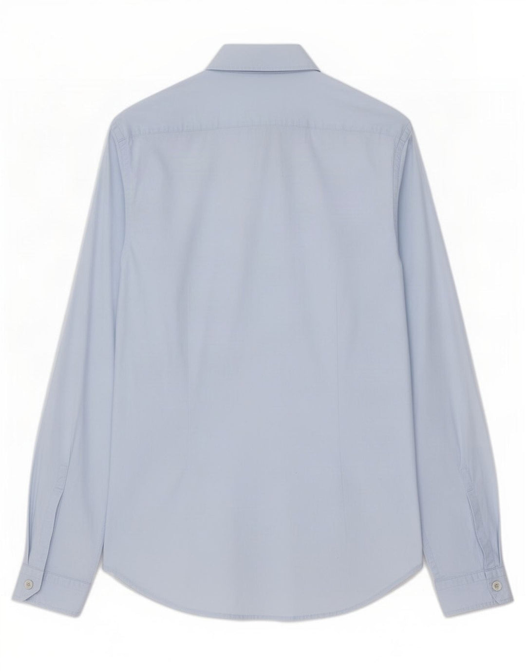 Replay Herren-Hemd mit normaler Passform, Mittelblau