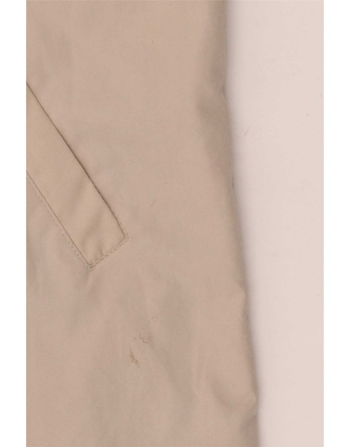 Armani Jeans Herren Kapuzen-Regenmantel IT 52 XL Beige Polyester