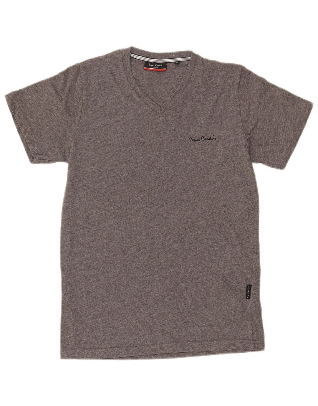 PIERRE CARDIN Herren T-Shirt Top XS Grau Polyester