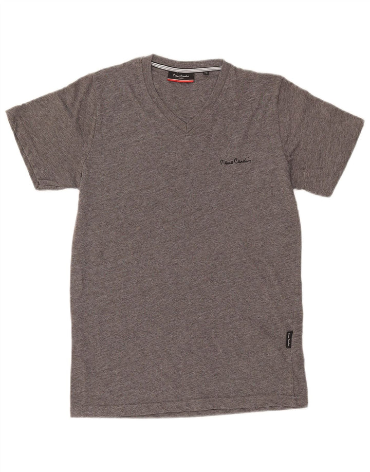 PIERRE CARDIN Herren T-Shirt Top XS Grau Polyester