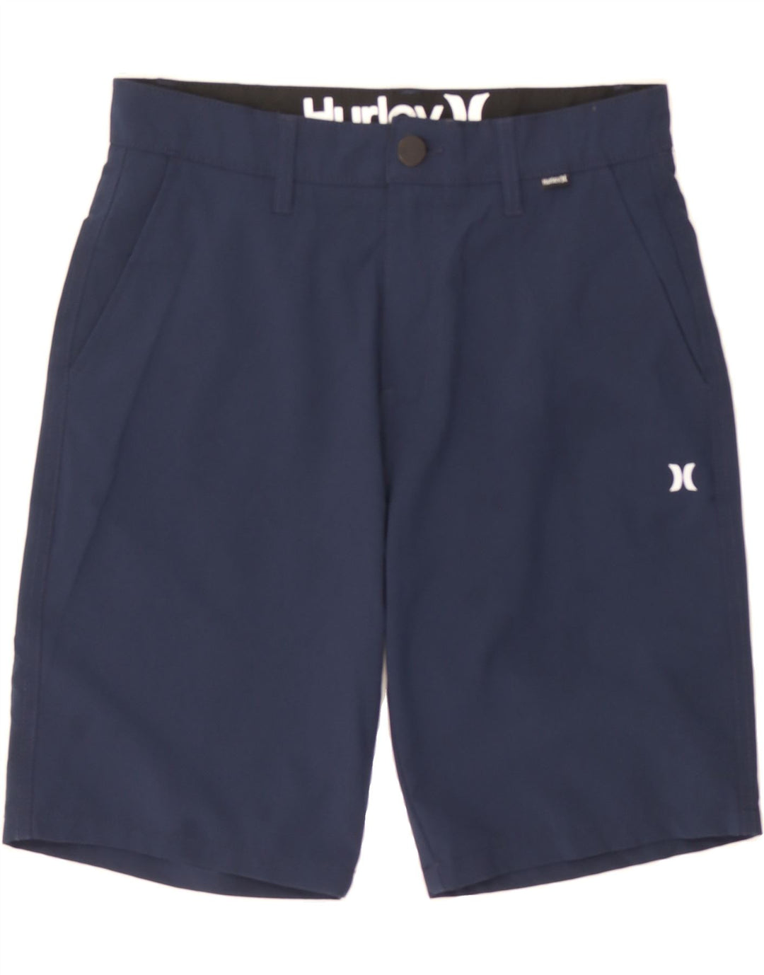 HURLEY Mens Chino Shorts W28 Small  Navy Blue Vintage Hurley and Second-Hand Hurley from Messina Hembry 