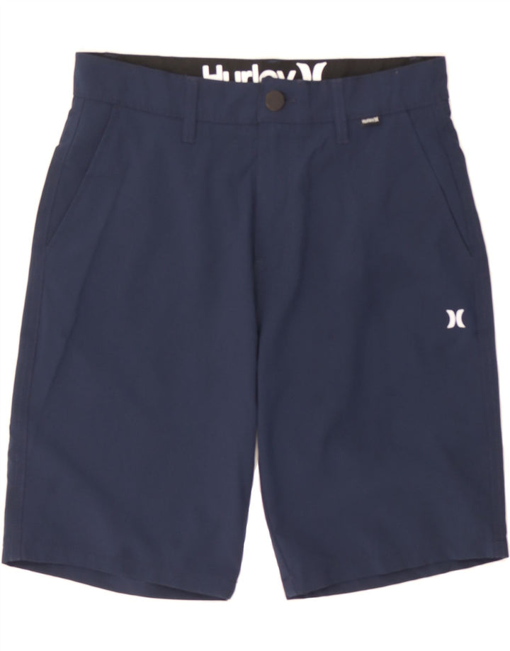 HURLEY Mens Chino Shorts W28 Small  Navy Blue Vintage Hurley and Second-Hand Hurley from Messina Hembry 