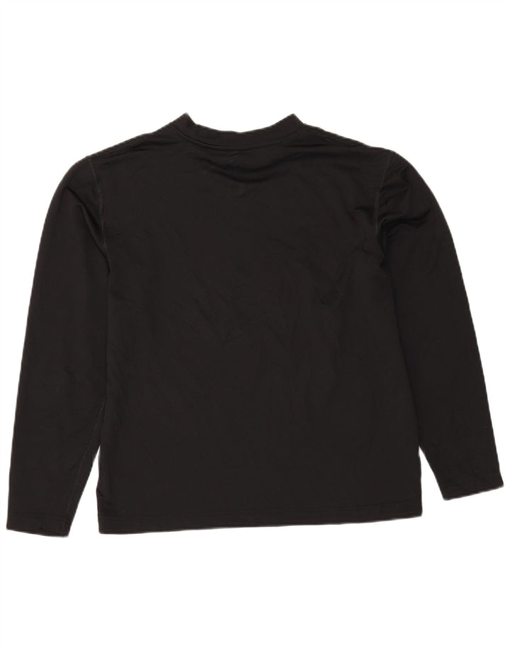 Starter Herren-Top, langärmelig, UK 42/44, Größe L, Schwarz, Polyester