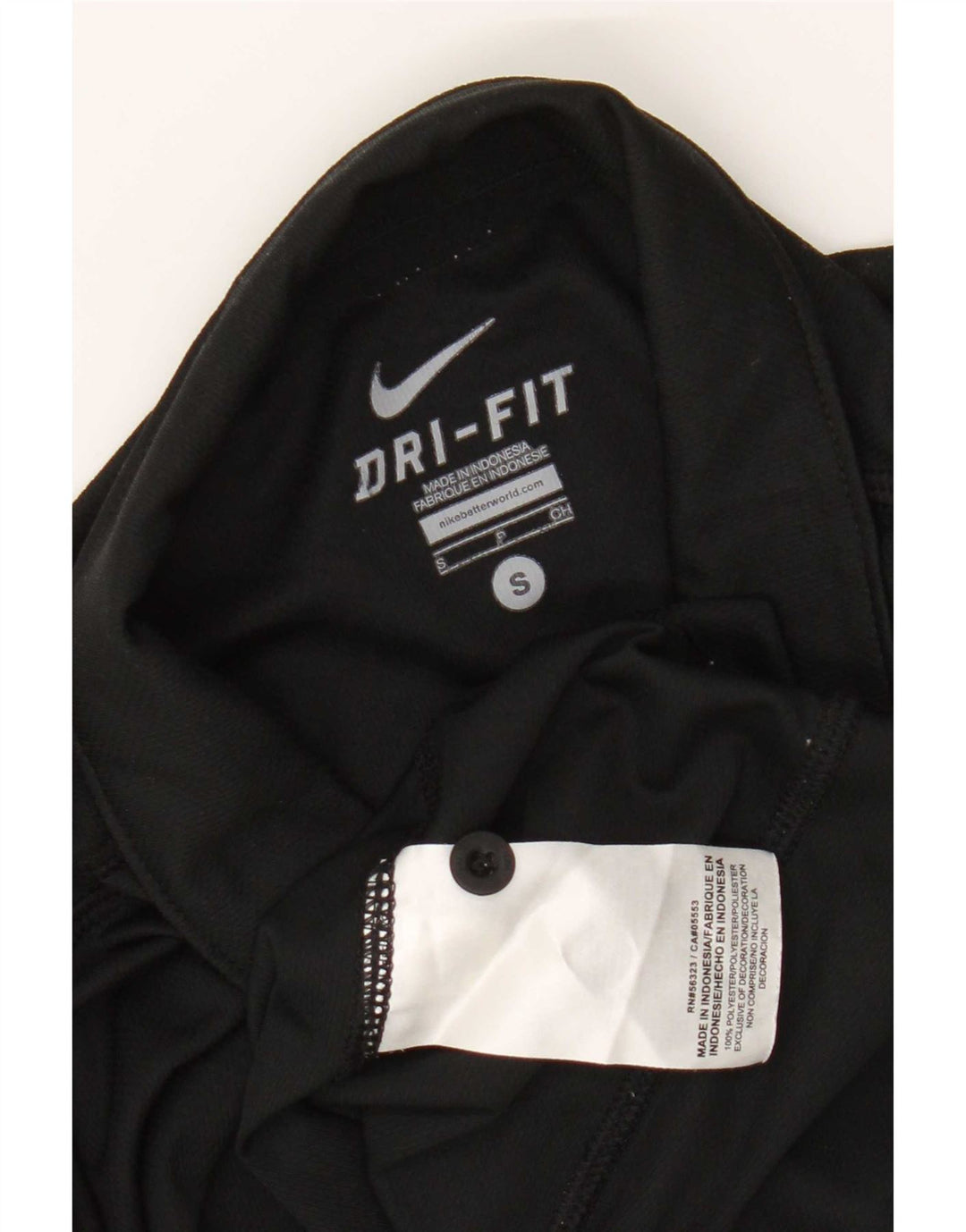 Nike Herren Dri Fit Poloshirt, Größe S, Schwarz, Polyester