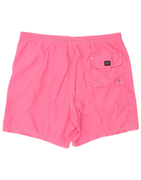 Paul & Shark Herren Yachting Badeshorts, groß, rosa, Polyester