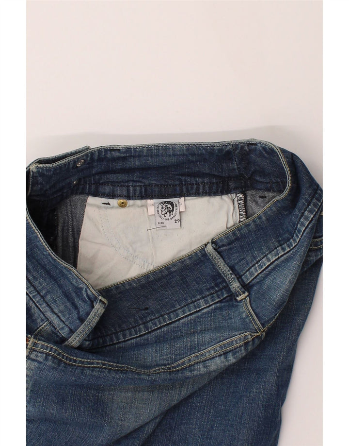 DIESEL Womens Straight Jeans W29 L29 Blue Cotton Vintage Diesel and Second-Hand Diesel from Messina Hembry 