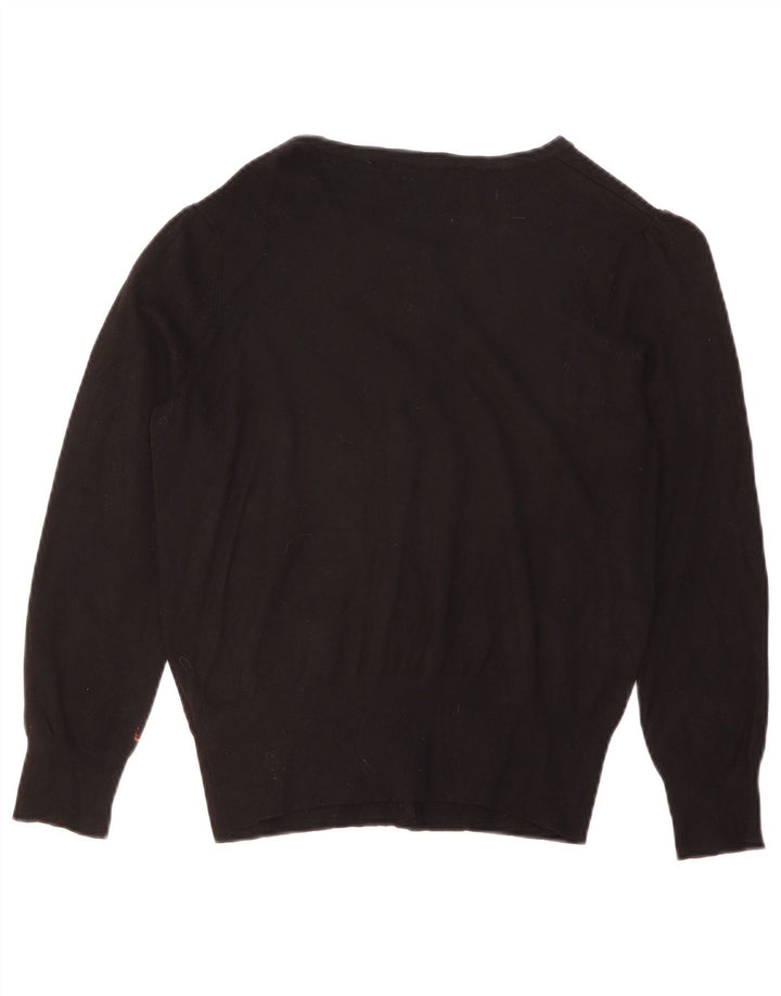 Marks & Spencer Damen-Cardigan-Pullover UK 14 Medium Schwarz