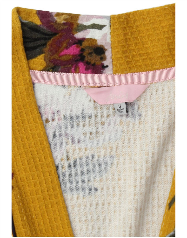 Übergroßes Robe-Kleid für Damen von Joules, Gr. 10, klein, gelb geblümt