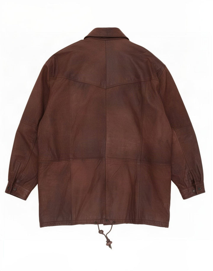 CLASSIC Herren Lederjacke UK 42 XL Braun