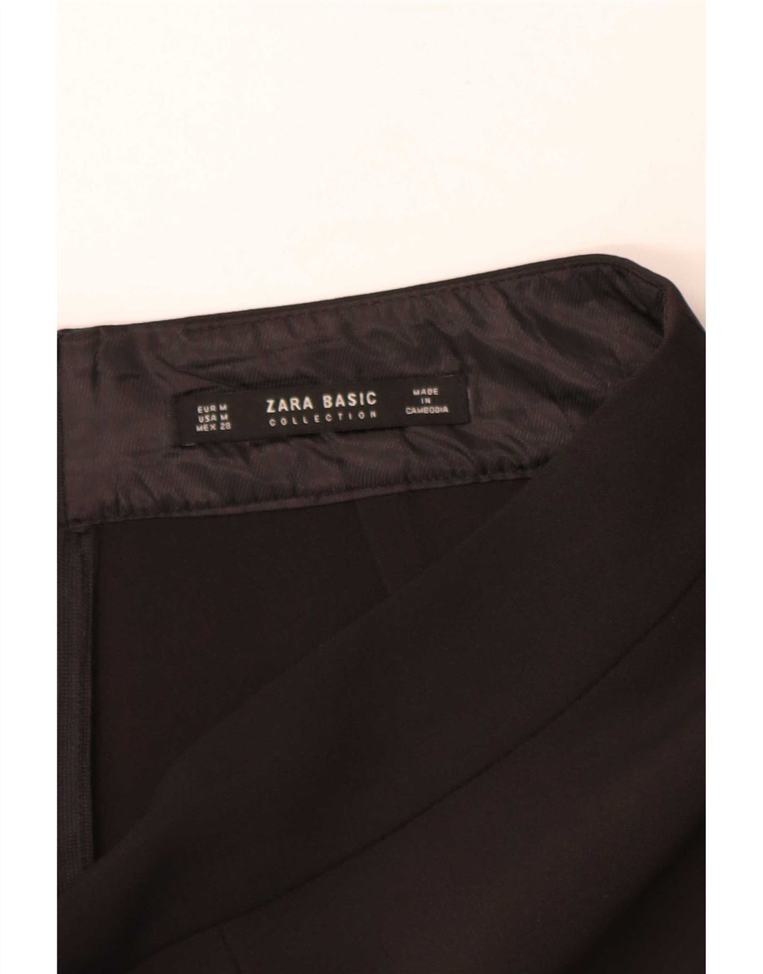 Zara Damen Minirock Medium W28 Schwarz