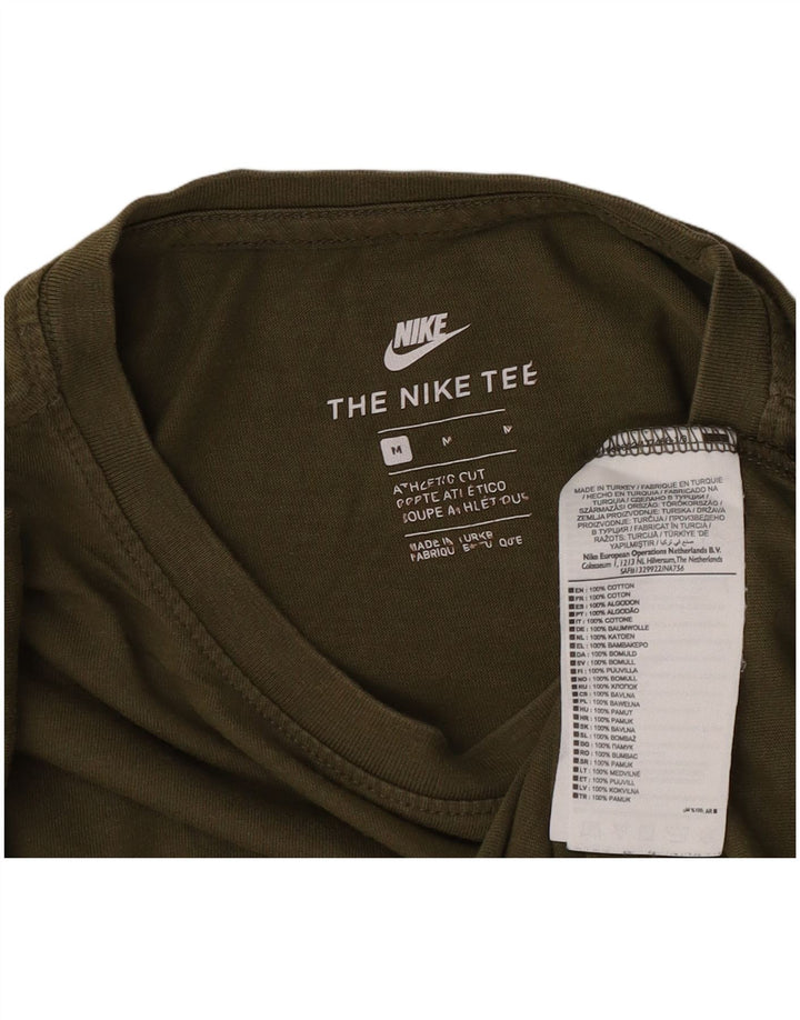 Nike Herren-T-Shirt mit athletischem Schnitt, mittlere Khaki-Baumwolle