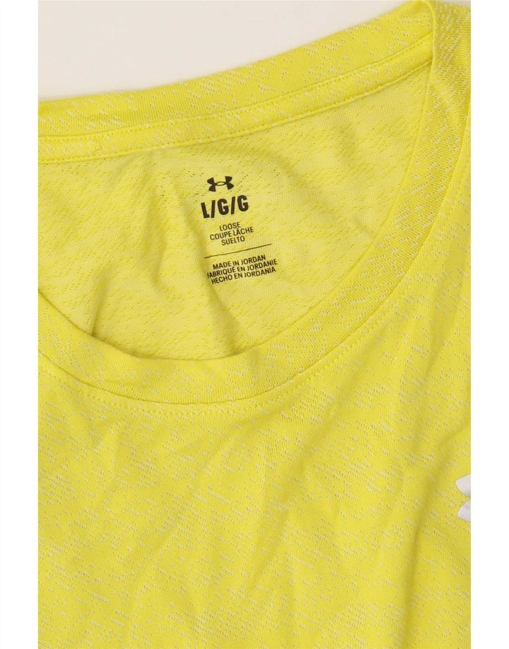 Under Armour Herren T-Shirt Top Large Gelb