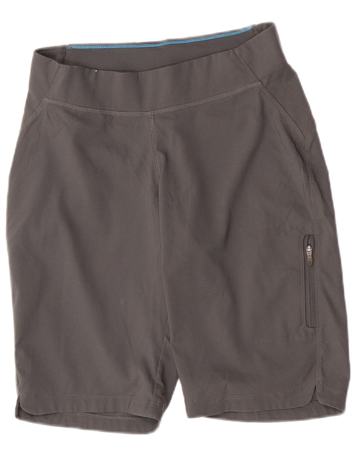 Columbia Damen Omni-Shield Sport Shorts UK 8 Small Grau Polyester