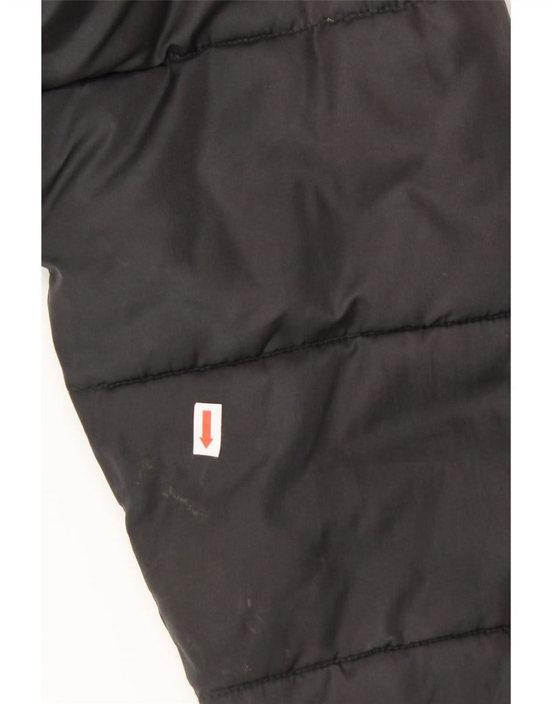 KICKERS Girls Oversized Hooded Bomber Padded Jacket 15-16 Years Grey Vintage Kickers and Second-Hand Kickers from Messina Hembry 