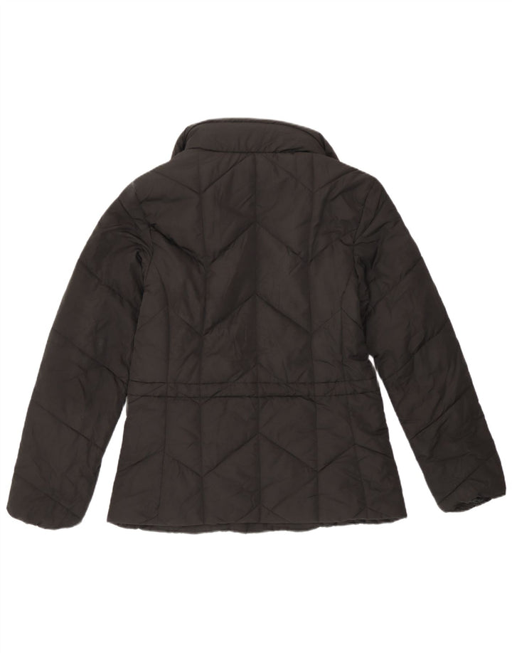 Marks & Spencer Wattierte Damenjacke mit Kapuze, UK 8, Größe S, Schwarz, Polyester