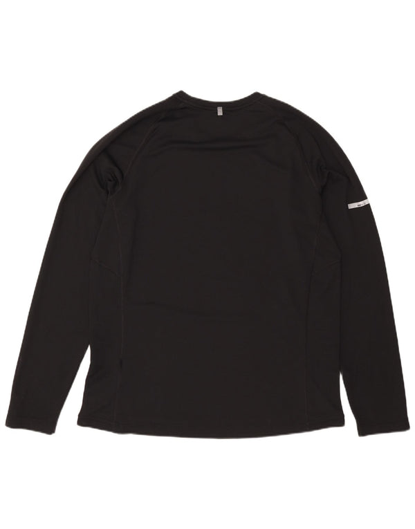 Nike Herren Dri Fit Top Langarm Large Schwarz Polyester