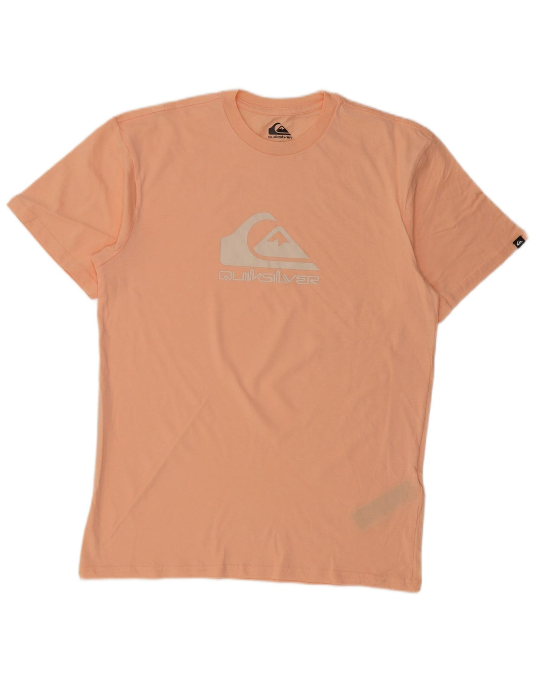 QUIKSILVER Herren-T-Shirt mit normaler Passform, mittelrosa, Baumwolle