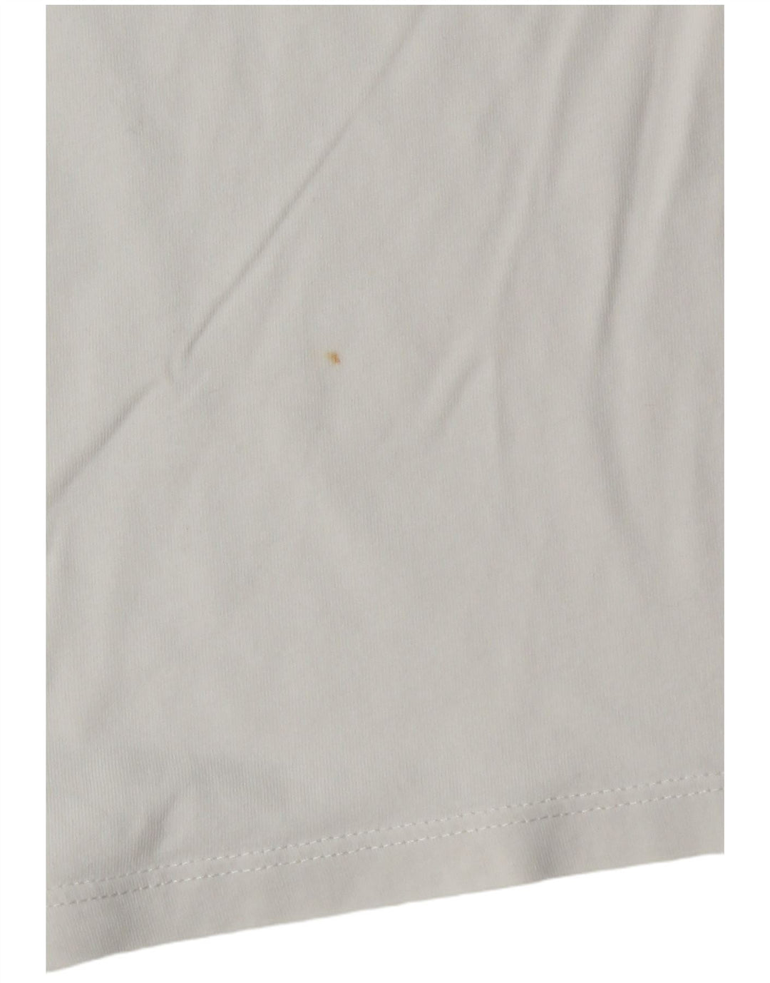 Zara Damen Grafik-T-Shirt-Oberteil UK 14 Mittelweiße Baumwolle