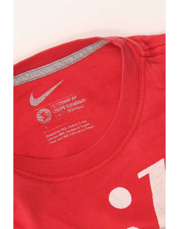 Nike Herren-T-Shirt mit Standard-Passform und Grafik, Größe S, Rot