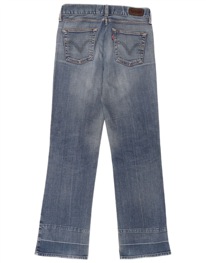 Levi's Damen Eve Square Cut Straight Jeans W30 L34 Blaue Baumwolle