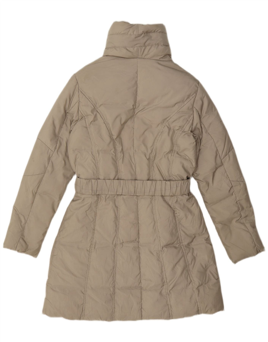 Conte of Florence Wattierter Damenmantel IT 42 Mittelbeige Polyester